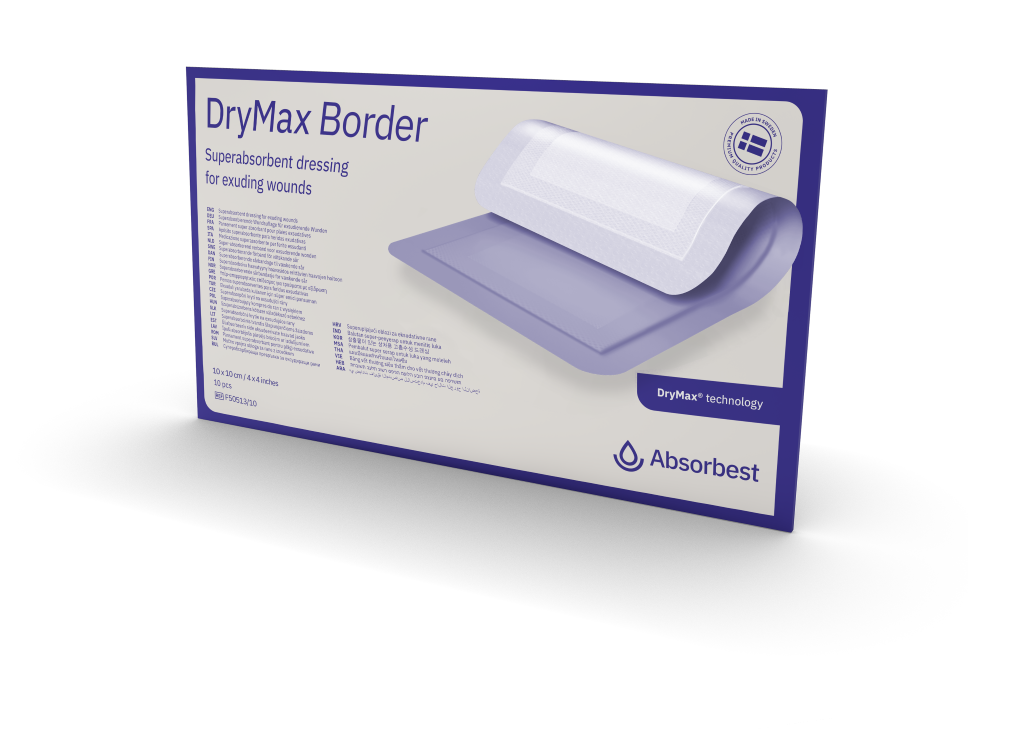 sterile wundauflage drymax border absorbest